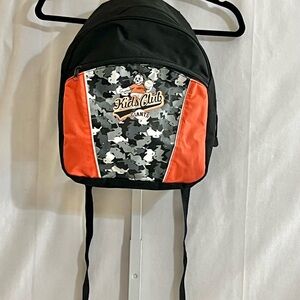 S/F San Francisco Giants MLB "Lou Seal" Kids Club Backpack Orange and black